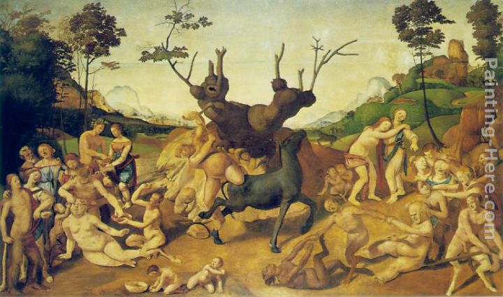 The Misfortunes of Silenus painting - Piero di Cosimo The Misfortunes of Silenus art painting